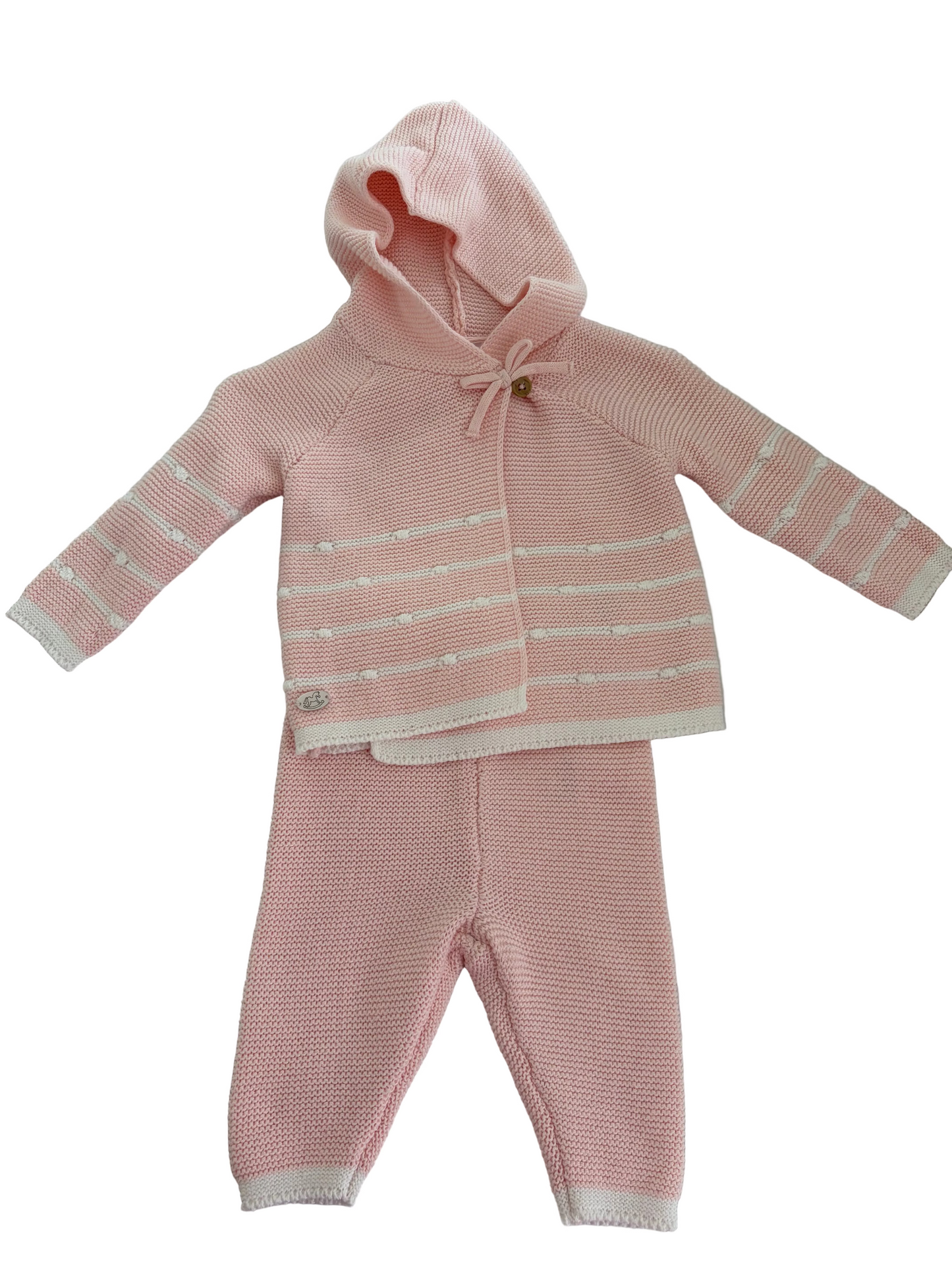 Pink knit 2 piece set