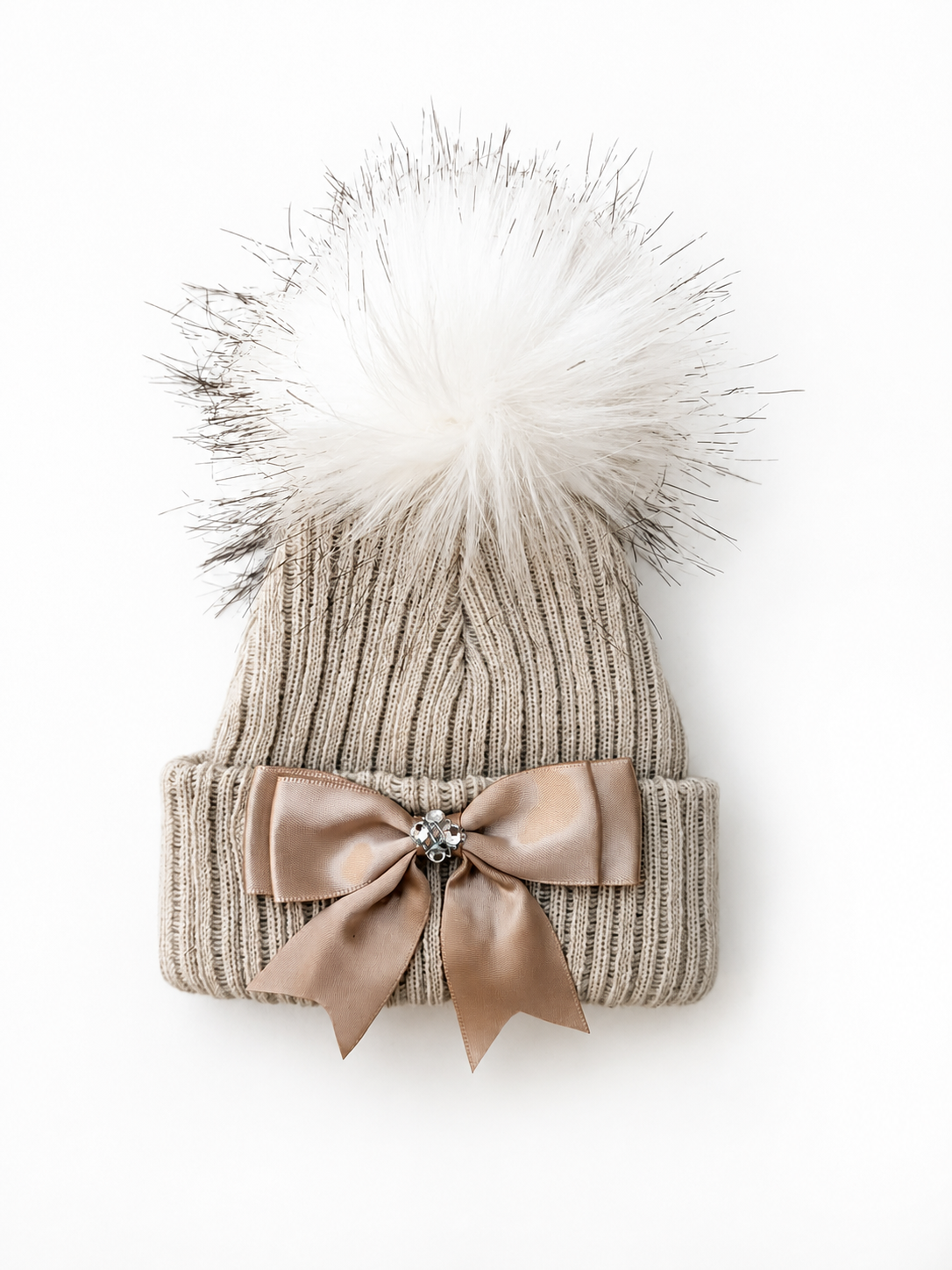 Bow Bobble hat